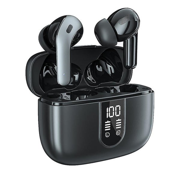 True Wireless Earbuds with LED Display - Bluetooth Headphones with Mic and Charg Carousel 2