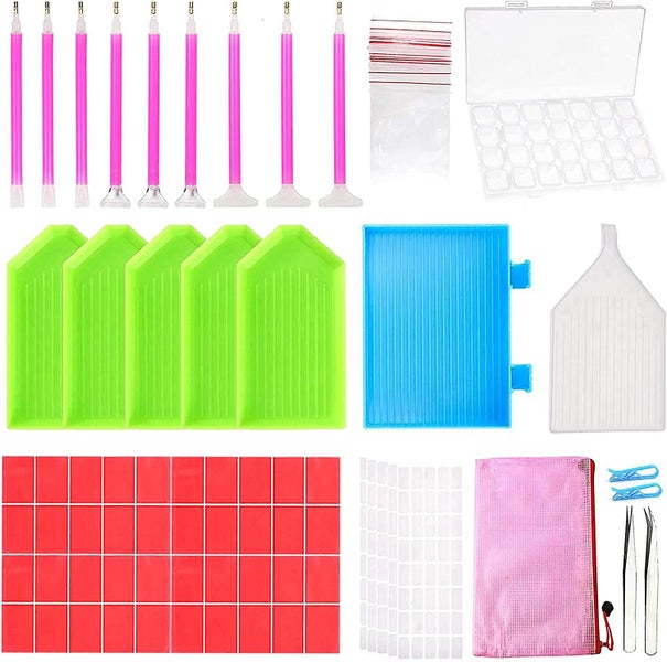 127pcs 5d Diy Diamond Painting Accessories Diamond Painting Tools Cross Stitch T Carousel 1