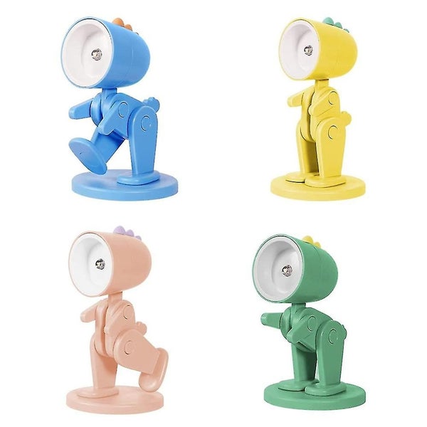 Cute LED Dinosaur Nightlight - Mini Mobile Phone Bracket Gift Table Lamp Carousel 1