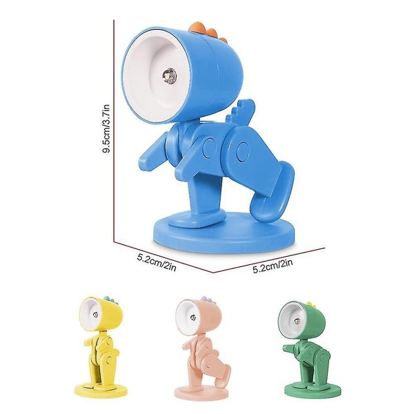 Cute LED Dinosaur Nightlight - Mini Mobile Phone Bracket Gift Table Lamp Carousel 2