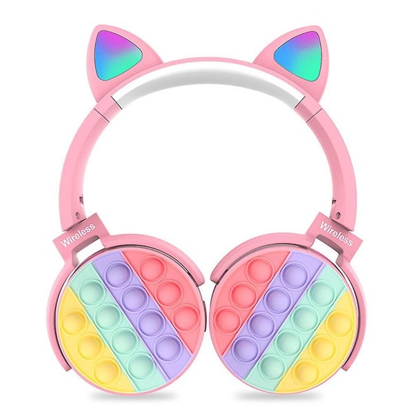 Headphone With Pop Bubbles colorful Stereo Wireless Bluetooth Carousel 1