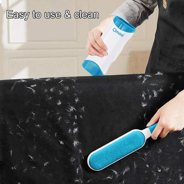 Cat & Dog Pet Hair Remover Brush - Reusable Magic Hair Remover Cleaning Brush - Carousel 2