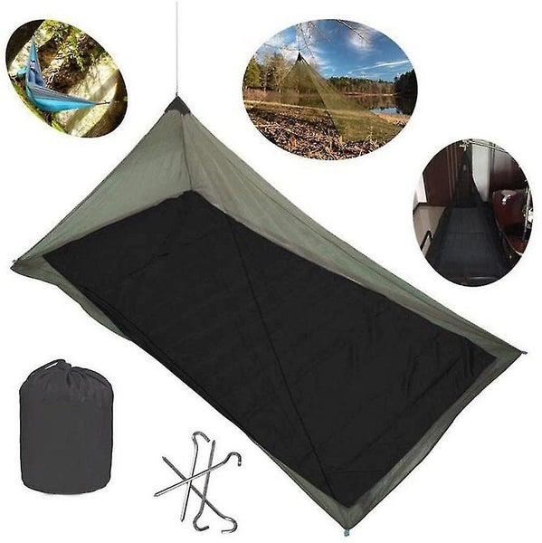 White Outdoor Polyester Triangle Mosquito Nets - Bedspread for Single Bed Hangin Carousel 5