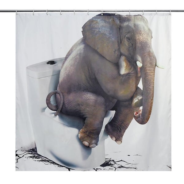 Shower Curtain 180 X 180 Cm Polyester Bath Curtain Bath Shower Curtain, Motif: E Carousel 2