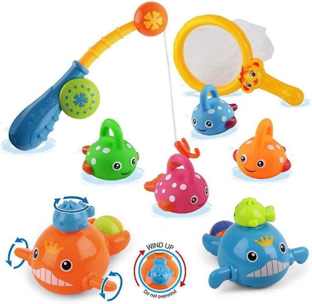 Mold-Free Bath Toys - Fishing Games for Toddlers, Baby Kids Age 1-2