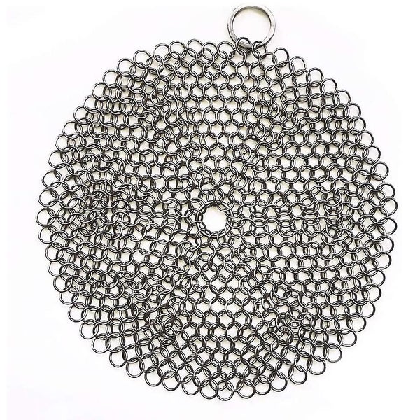 Stainless Steel Cleaner, Chainmail Scrubber For Pan Pre-seasoned Pan Dutch Ovens Carousel 1