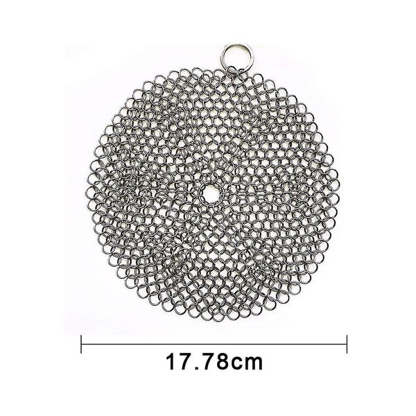 Stainless Steel Cleaner, Chainmail Scrubber For Pan Pre-seasoned Pan Dutch Ovens Carousel 2