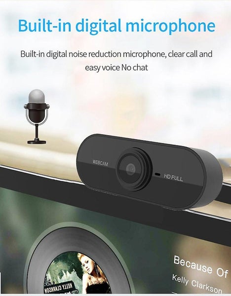 Hd 1080p Webcam Mini Computer Pc Webcamera With Microphone Rotatable Camera Carousel 5