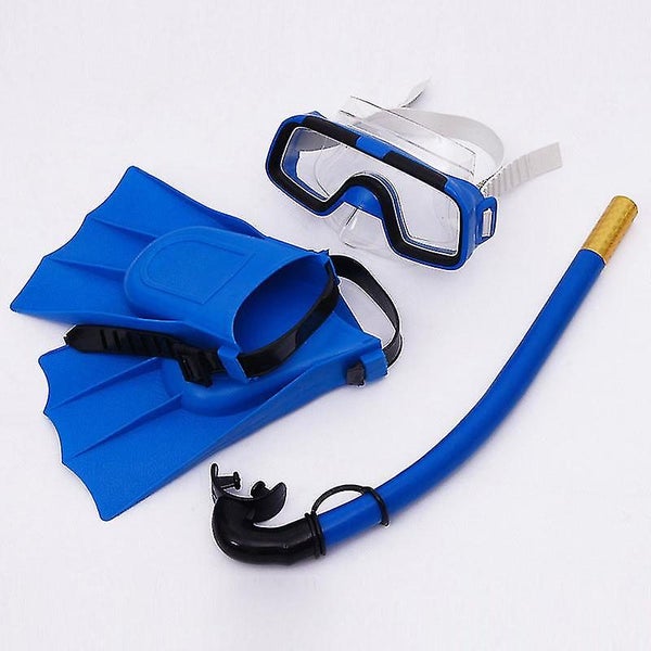 Children Diving Mask Set Anti-fog Swimming Goggle Masks Snorkel Fins Kit For Kid Carousel 1
