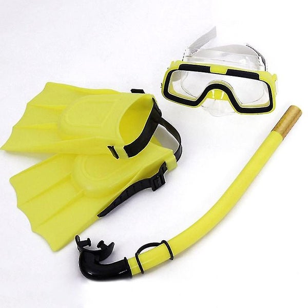 Children Diving Mask Set Anti-fog Swimming Goggle Masks Snorkel Fins Kit For Kid Carousel 5