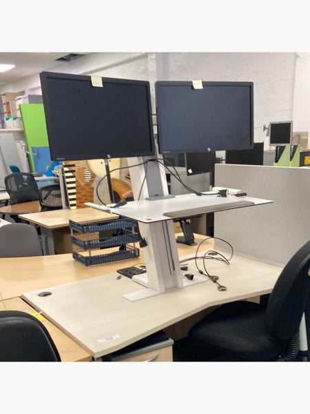 Hight Adjustable Monitor and Key Board Stand Carousel 5
