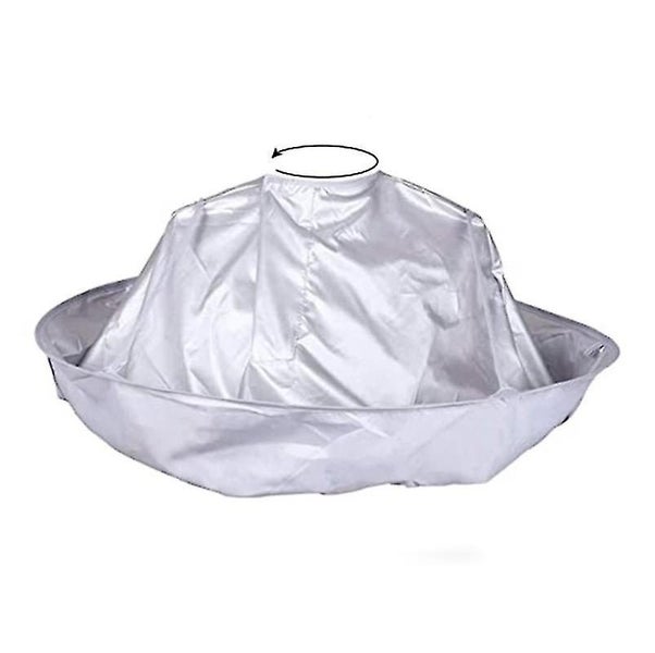 Hair Cutting Cape Umbrella - Waterproof and Foldable Hairdressing Cape for Famil Carousel 2