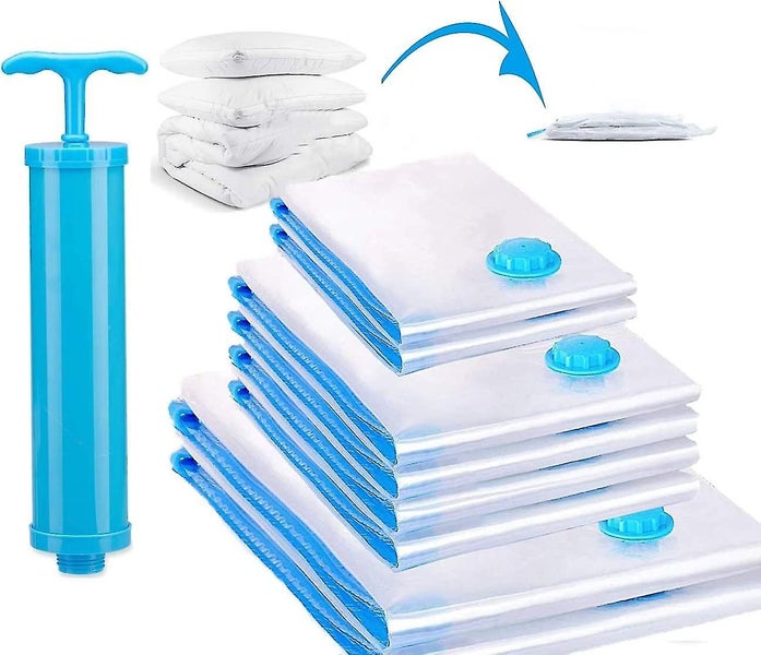 Reusable Vacuum Storage Bags - Travel Covers for Mattresses, Clothes, Quilts - S Carousel 1