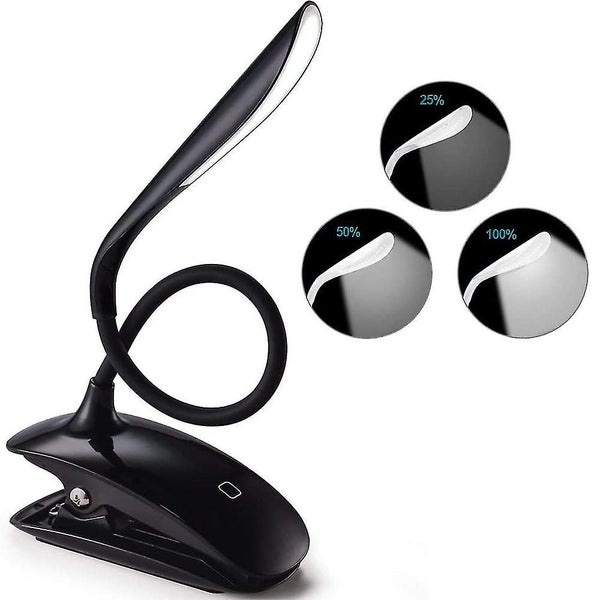 Rechargeable Reading Lamp, 16 Led Book Light For Reading, Eye-caring 3 Brightnes Carousel 1