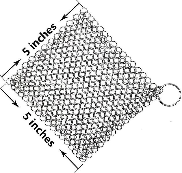 Stainless Steel Chain Cleaner For All Types Of Skillets, Cast Iron Pans, Grills Carousel 2