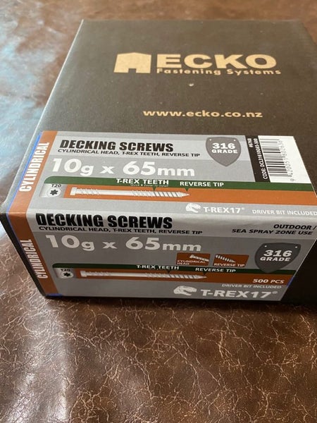 10g x 65 Decking Screw SS 316 Cylinder Head 500pc Carousel 2