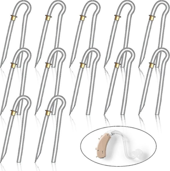 New 10 Pcs Hearing Aid Tubes Preformed Bte Earmold Tubing Hearing Aid Replacemen Carousel 1