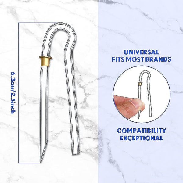 New 10 Pcs Hearing Aid Tubes Preformed Bte Earmold Tubing Hearing Aid Replacemen Carousel 2