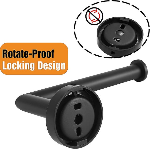 Toilet Roll Holder Black, Wall Mounted Toilet Paper Holder For Bathroom,304 Stai Carousel 5