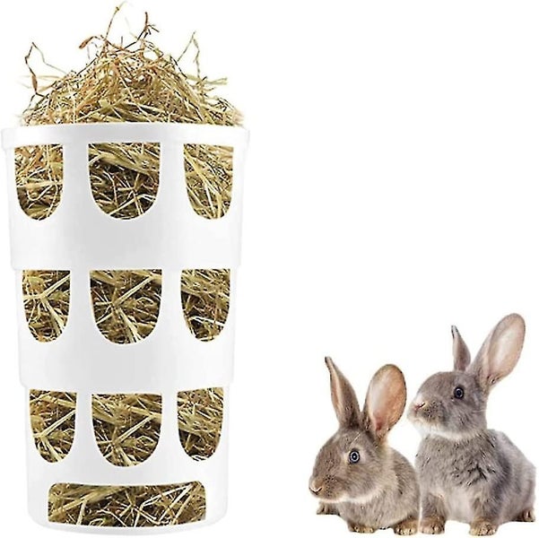 2 Pieces Grass Feeder, Hay Feeder, Rabbit Hay Feeder, Food Dispensers Hangable P Carousel 2