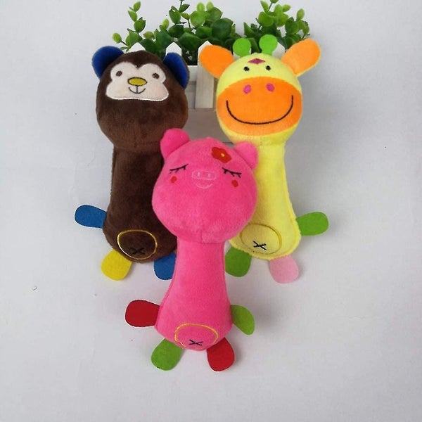 Stuffed Animals Dog Squeals Toy, Plush Toy Interactive Stuffed Animal Fetch Dog Carousel 1