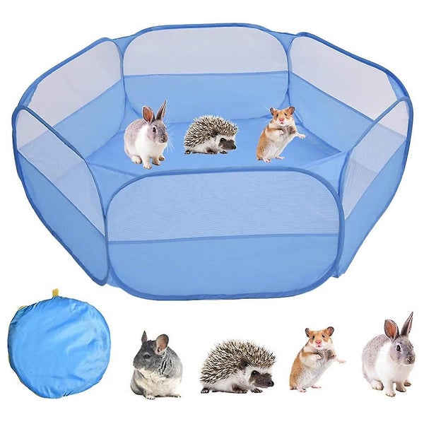 Small Animals Cage Tent, Breathable Pet Playpen Pop Open Outdoor/ Indoor Exercis Carousel 1