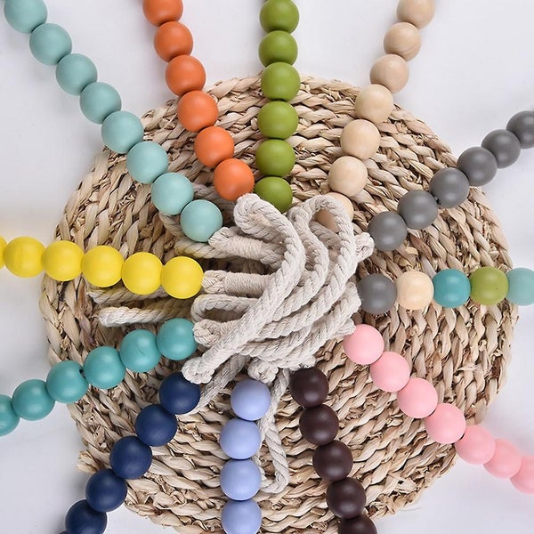 Wood Bead Curtain Bead Curtain Curtain Curtain Tiebacks With Wooden Beads For Fe Carousel 5