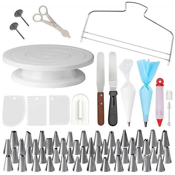 Cake Turntable, Cake Plate, Rotatable, Cake Stand, 88 Set With Stainless Steel P Carousel 1