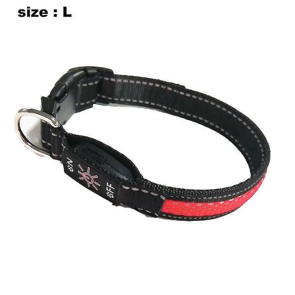 Adjustable Usb Rechargeable Light-emitting Collars For Pets, Small Dogs And Cats Carousel 2