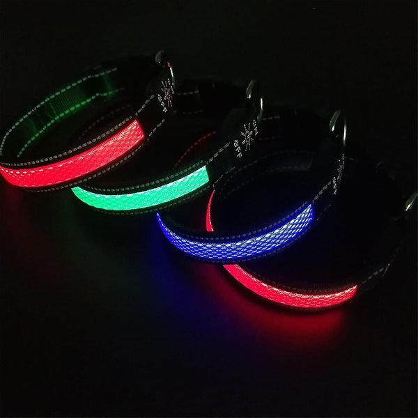 Adjustable Usb Rechargeable Light-emitting Collars For Pets, Small Dogs And Cats Carousel 5