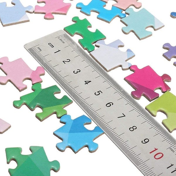 1000 Pieces Round Jigsaw Puzzle Creative Rainbow Difficult Big Jigsaw Puzzle Edu Carousel 5