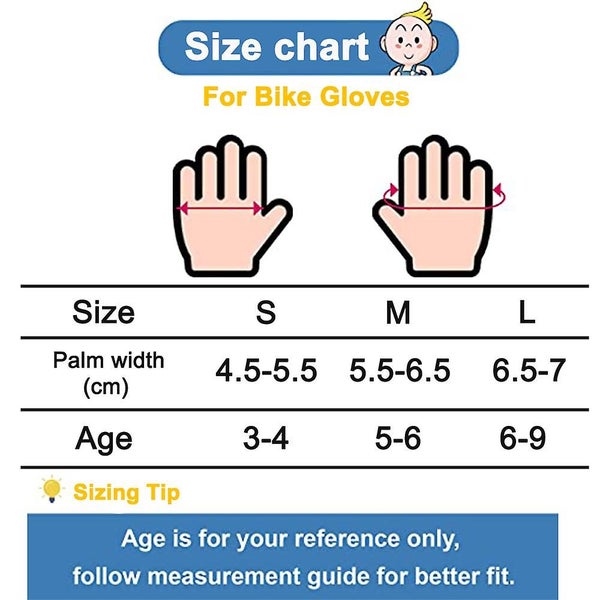 Cycling Gloves | Fingerless Gloves For Kids | Perfect For Bike, Scooter & Skateb Carousel 2