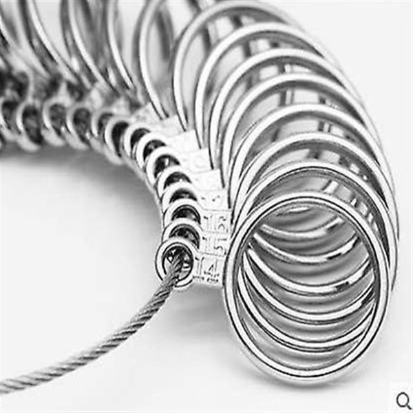 Ring Sizer Set Metal Finger Size Gauge Measure Tool Jewelry Sizing Tools Rings S Carousel 5