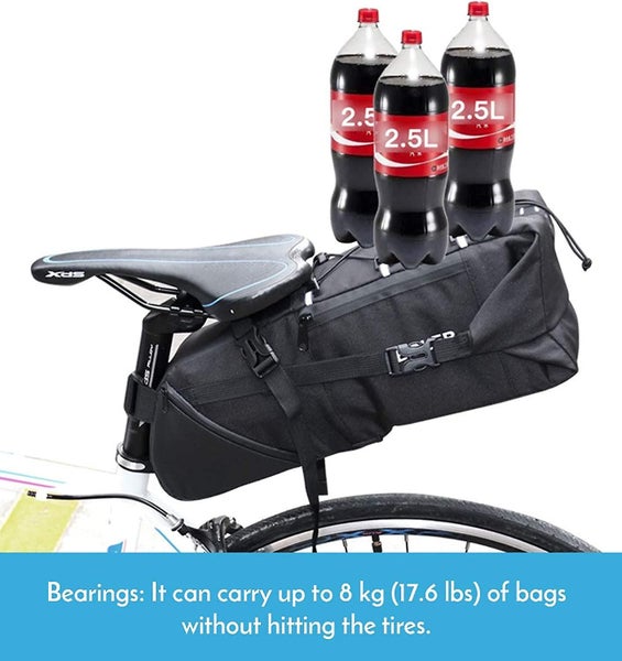 Bicycle Saddle Bag 3-10l Waterproof Mtb Road Bike Saddle Bag Bike Rear Tail Pack Carousel 4
