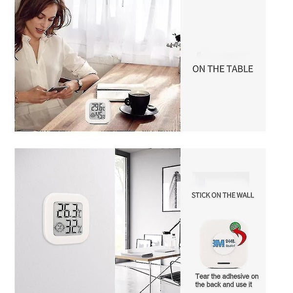 Indoor Thermometer Humidity Gauge Meter Digital Carousel 3