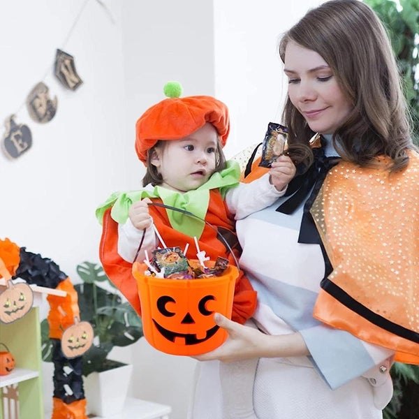 Halloween Trick Or Treat Pumpkin Baskets - Set Of 6 Carousel 5