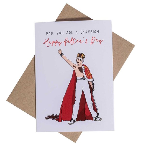 Candle Bark Freddie Mercury Dad Card Carousel 1