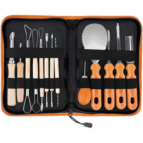 Complete Halloween Pumpkin Carving Tools Kit for Creative Designs Carousel 2