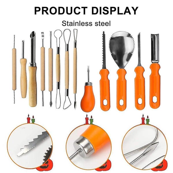 Complete Halloween Pumpkin Carving Tools Kit for Creative Designs Carousel 5