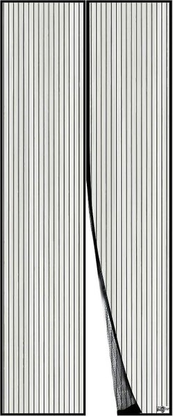 Magnetic Mosquito Net for Door - Self-closing Mesh Curtain with Top to Bottom Ma Carousel 1