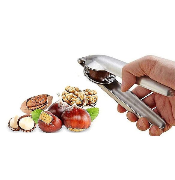Nut Crackers Heavy Duty Walnut Opener Tool - Non-Slip Handle (Black) Carousel 2