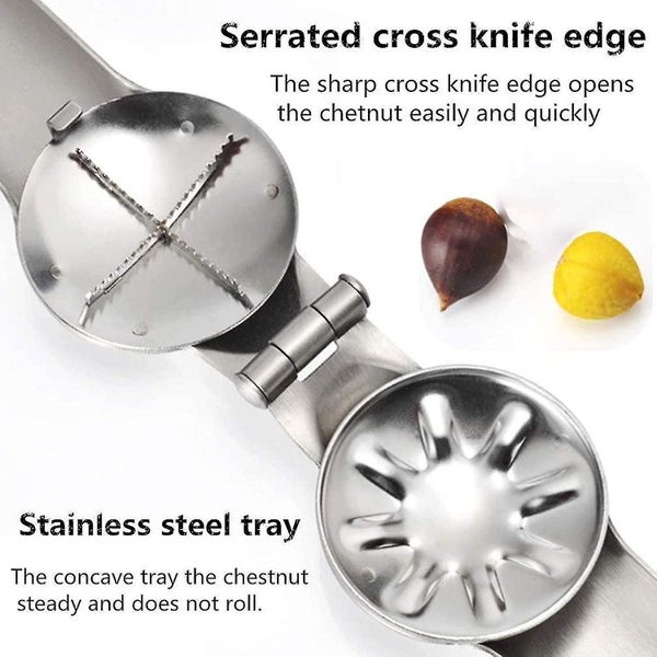 Nut Crackers Heavy Duty Walnut Opener Tool - Non-Slip Handle (Black) Carousel 4