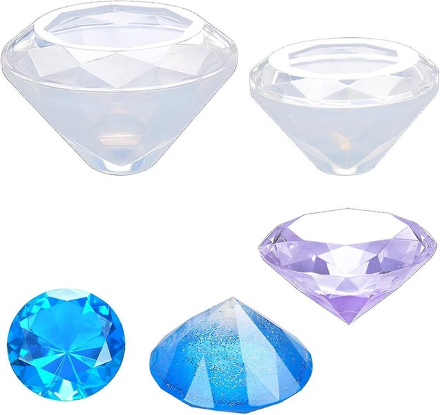 Diamond Resin Silicone Molds - Chocolate Mold for Candy, Ice, Jelly, Fondant, DI Carousel 1