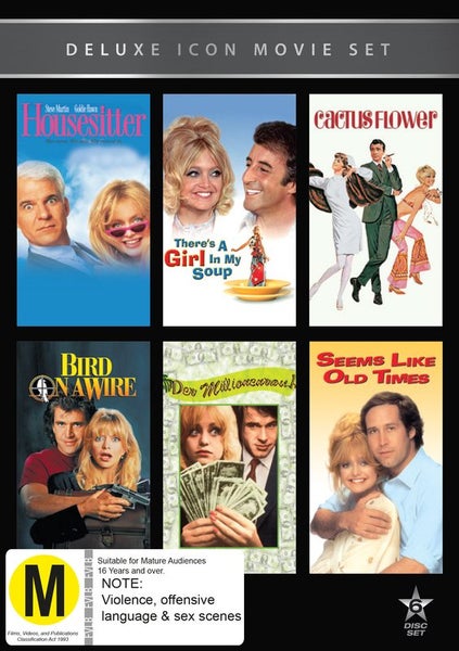 GOLDIE HAWN - DELUXE ICON MOVIE SET (6DVD) Carousel 1