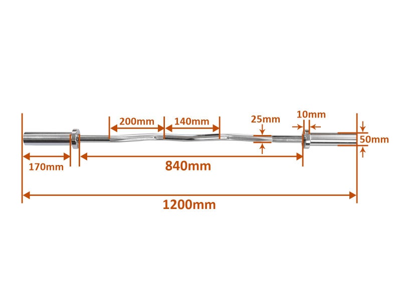 Curl Bar 1.2m Carousel 2
