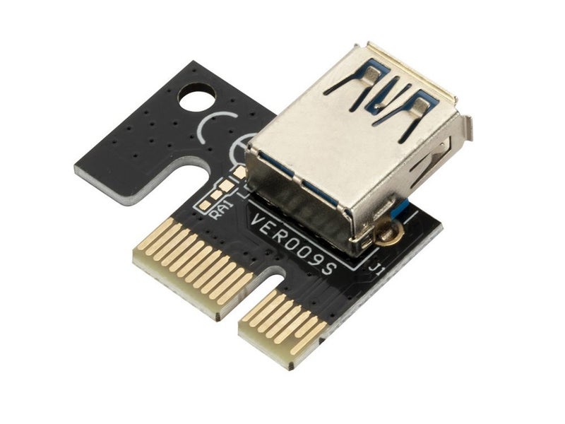 USB 3.0 Extension Cord Graphics Card PCI-E X1 To PCIE X16 Adapter Carousel 2