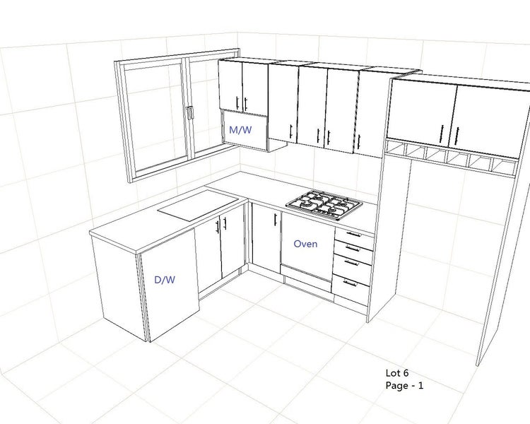 Beautiful kitchen in White Melamine color on 10% Winter sale! $9800 Carousel 2