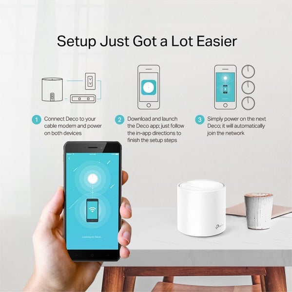 TP-Link Deco X20 Wi-Fi 6 Mesh (3-Pack) AX1800 Whole Home Mesh WiFi 6 System Carousel 6