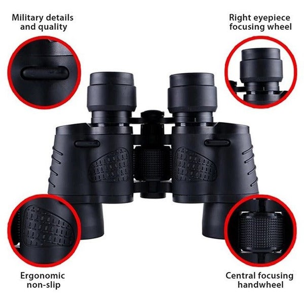 HD Night Vision Binoculars 80X80 long Range Infrared Carousel 7