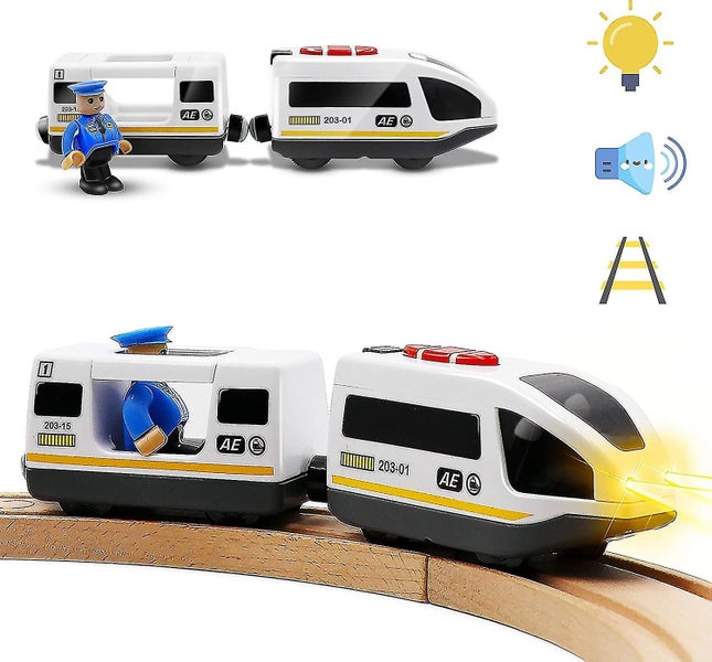 Battery Operated Train (Magnetic Connection) - High-Speed Train with Powerful Mo Carousel 1
